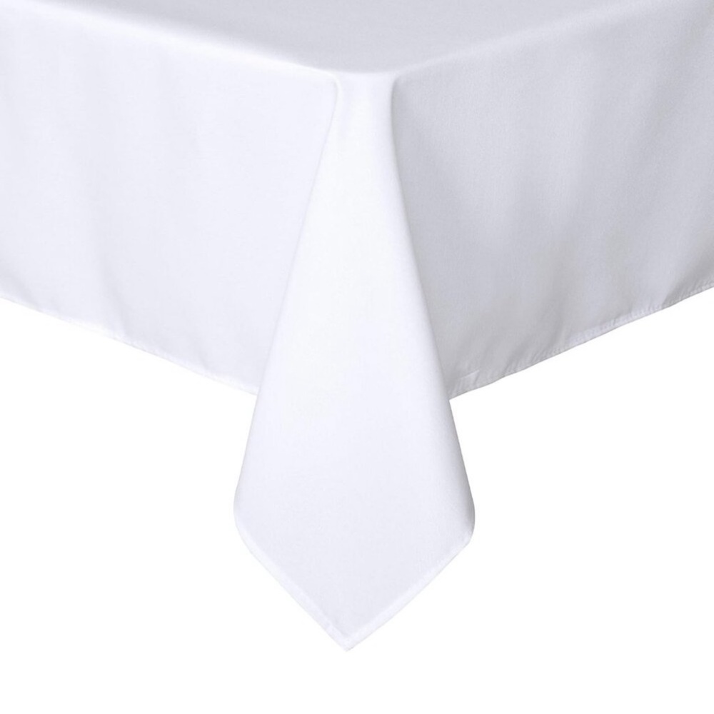 28. White 60x84 Tablecloth - Picture 7 of 13